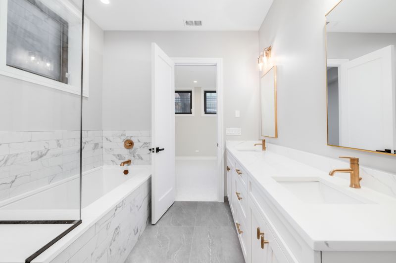 Marble Accented Bathroom